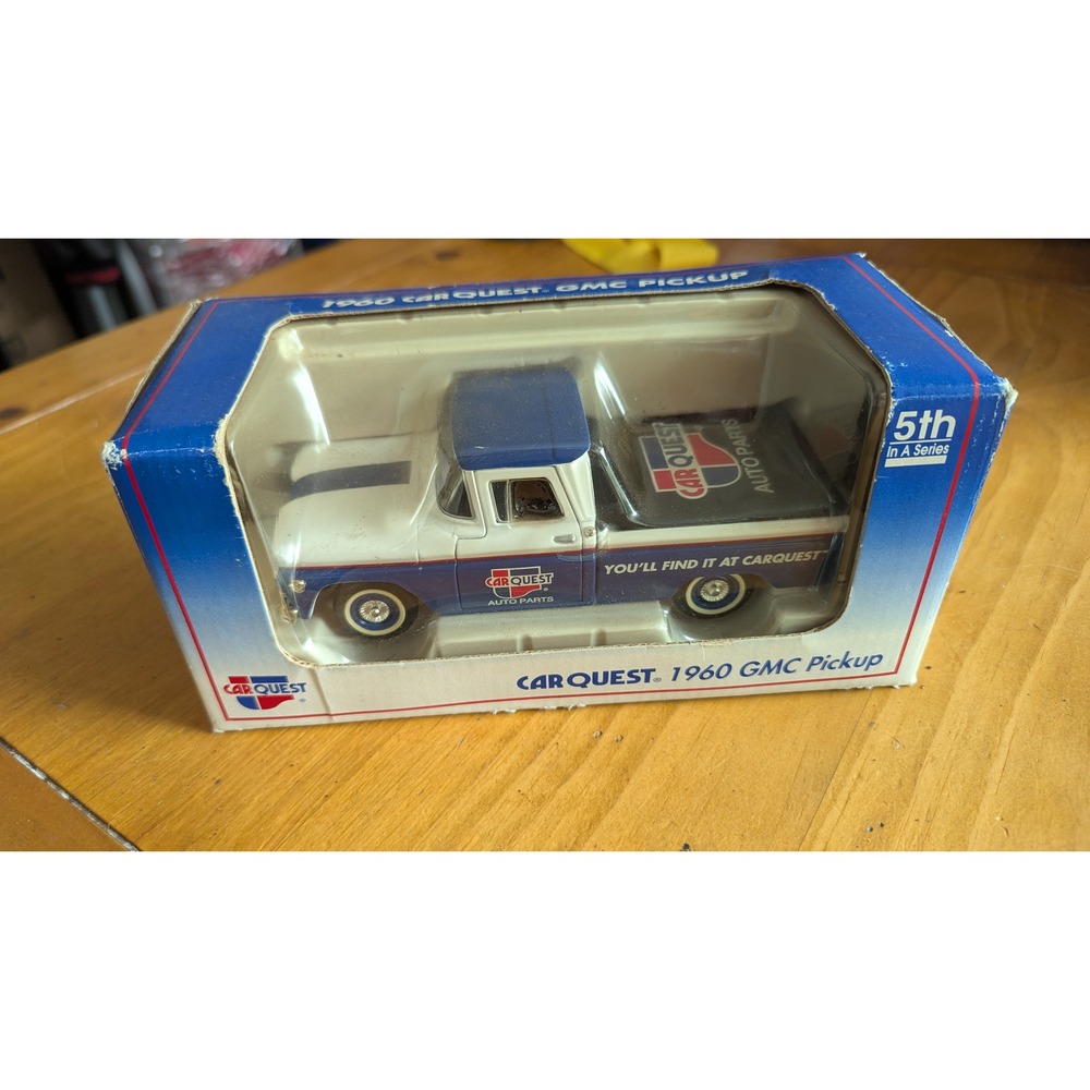 Carquest 1960 GMC Pickup Truck Die Cast Metal Lockable Coin Bank 5th